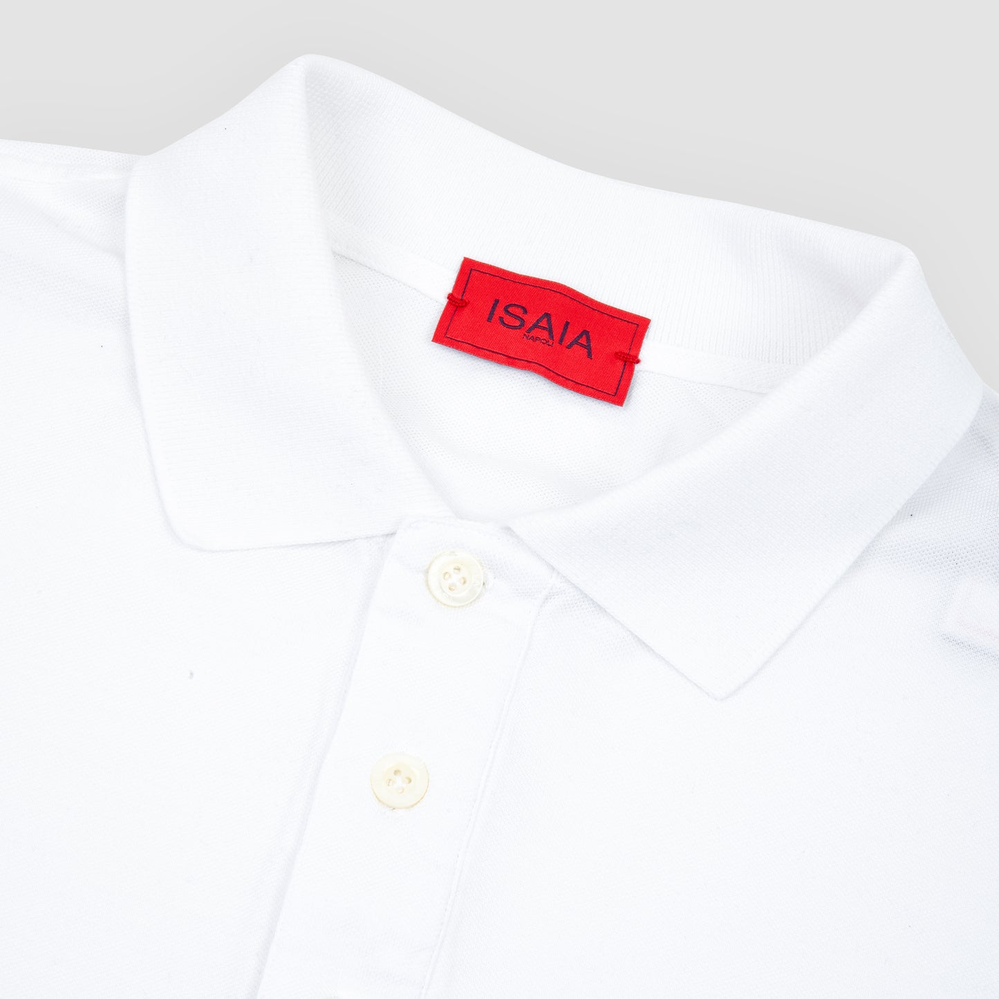 Cotton Short Sleeve Polo White