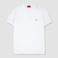 Cotton Short Sleeve Polo White