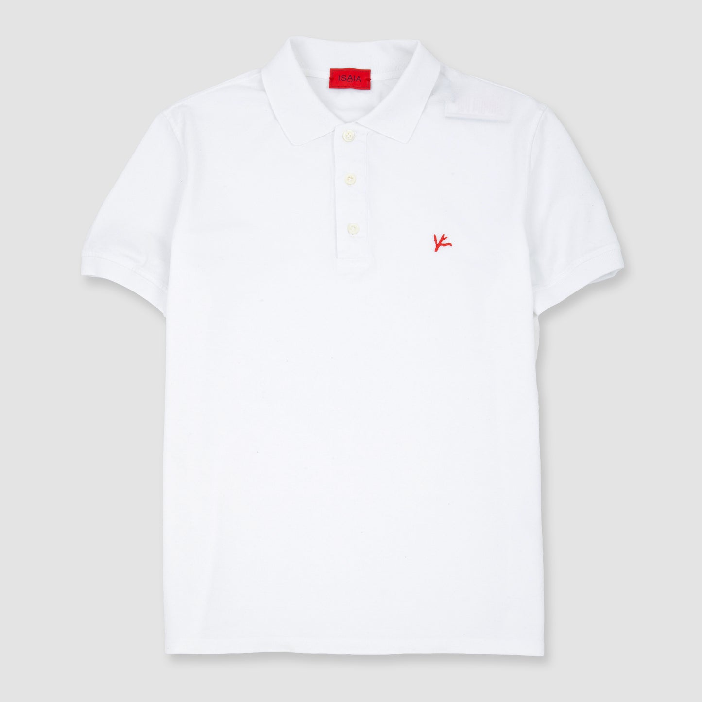 Cotton Short Sleeve Polo White