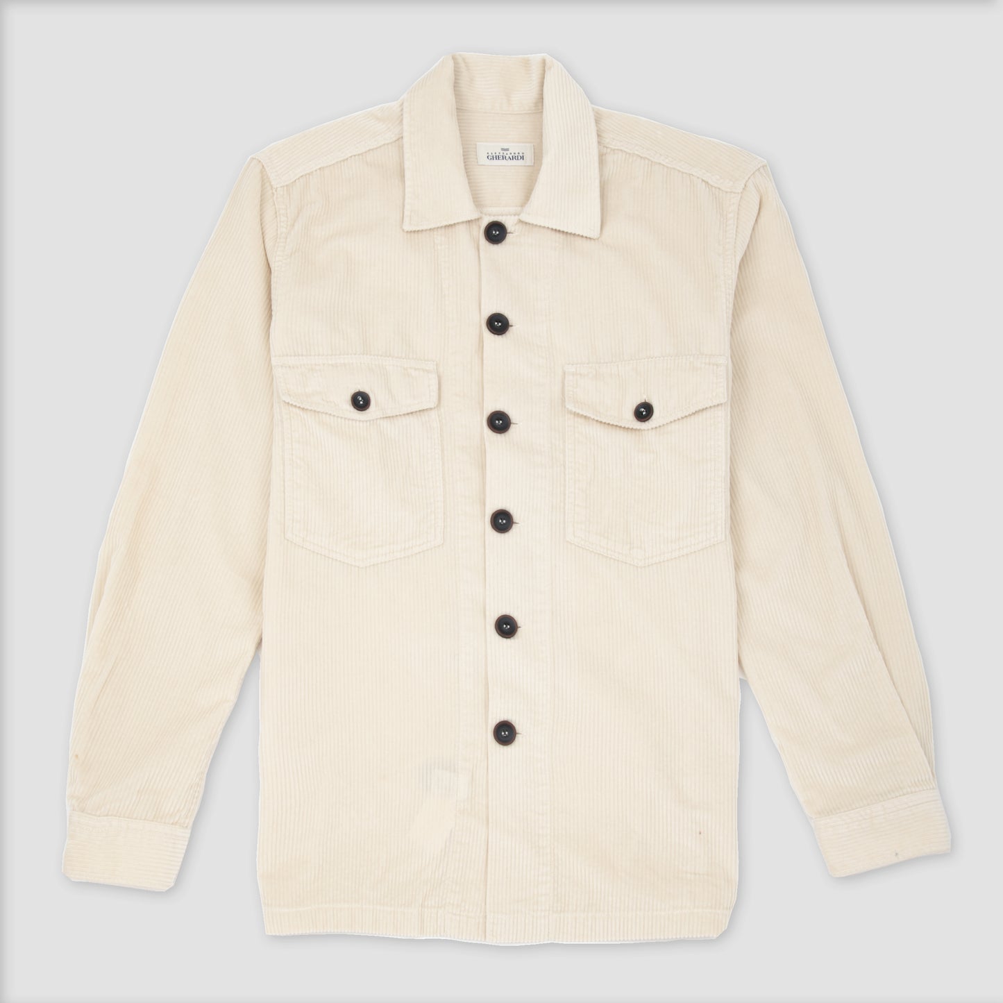 Corduroy Overshirt Cream