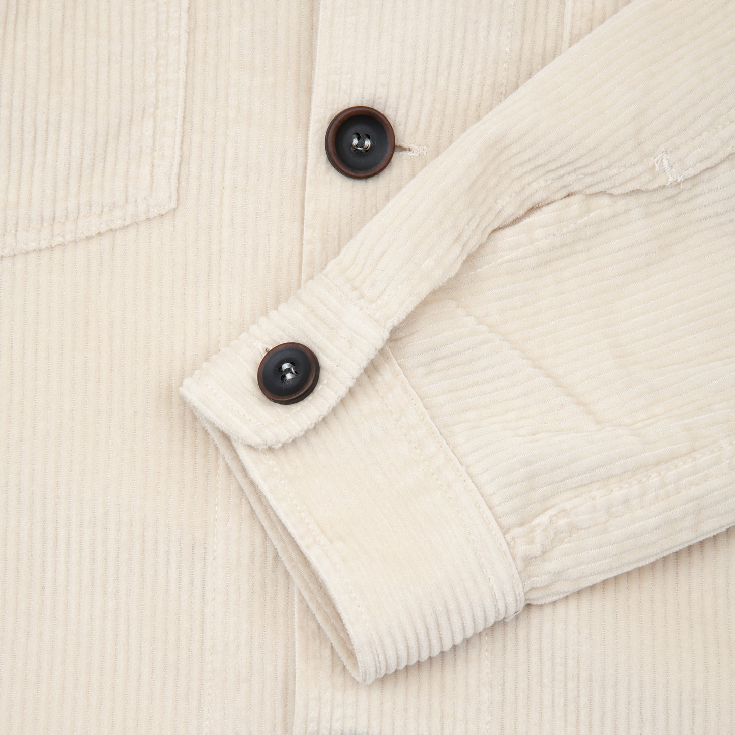 Corduroy Overshirt Cream