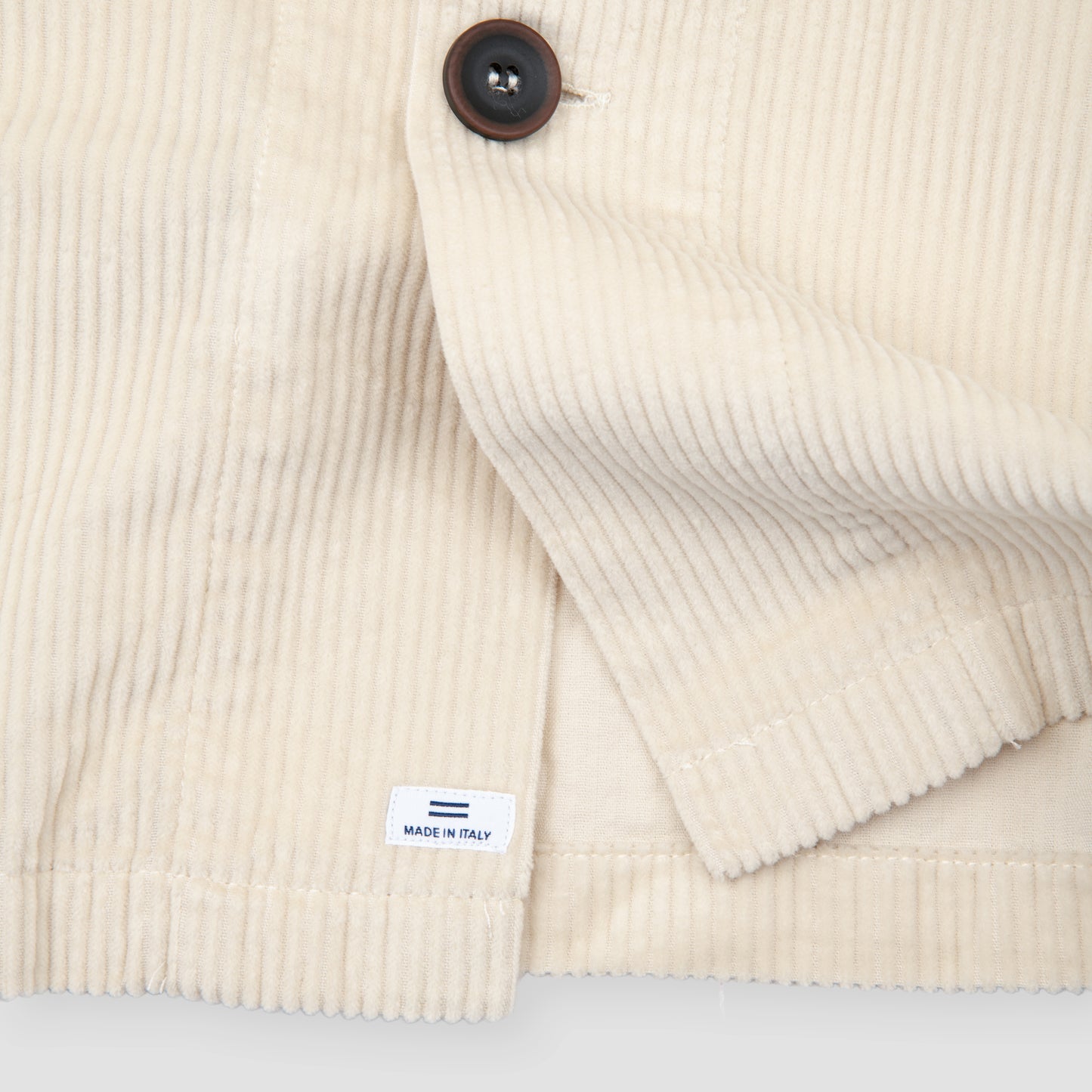 Corduroy Overshirt Cream