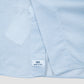 Tecno Stretch Easy Care Sportshirt Stripe White & Blue