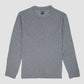 Wool Jersey Long Sleeve T Shirt Grey