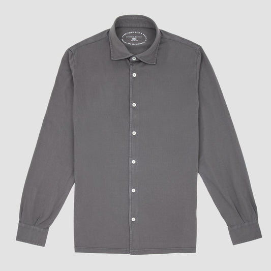 Jason Jersey Shirt Light Grey