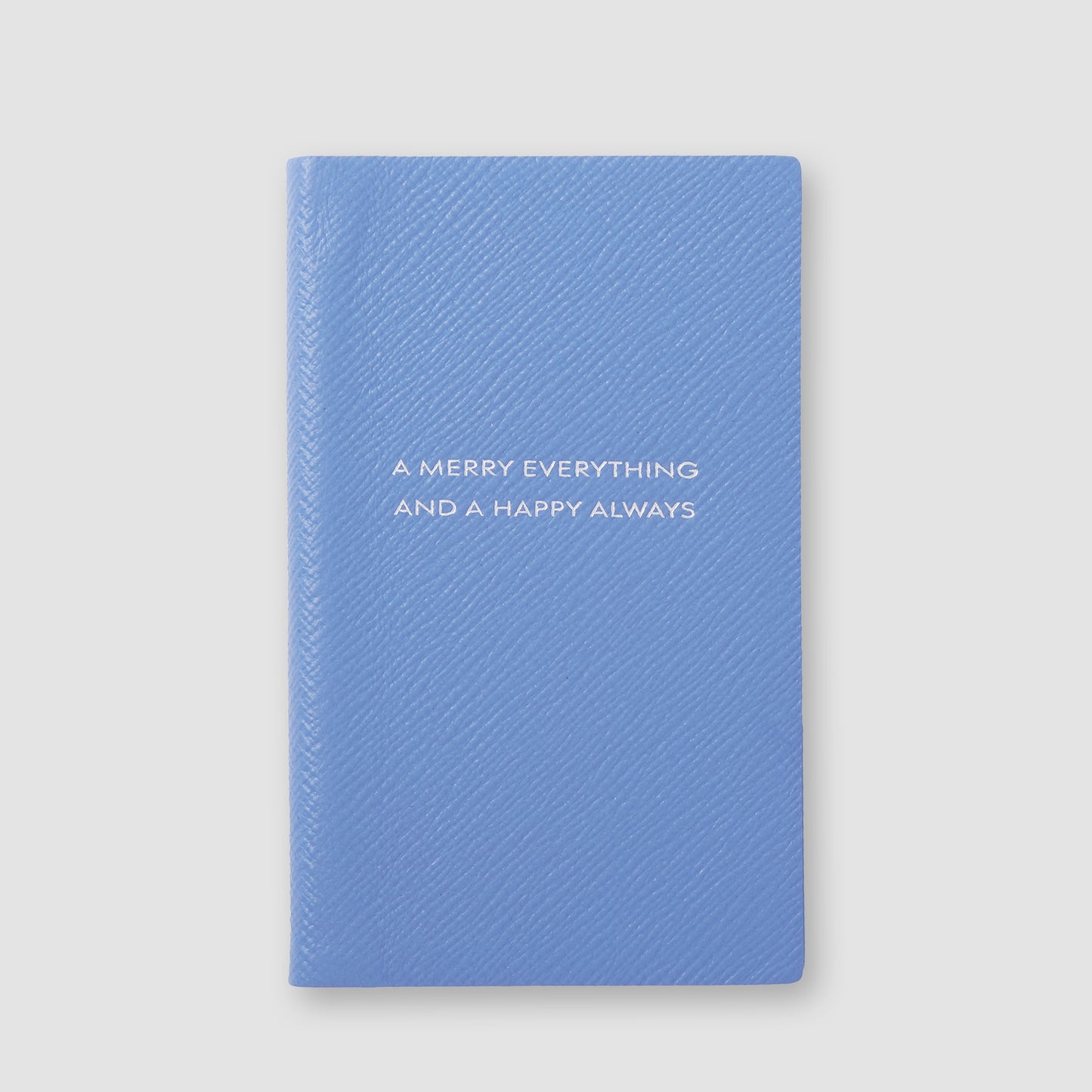 A Merry Everything and a Happy Always Panama Notebook Nile Blue