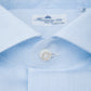 Light Blue & White micro check, Eduardo Spread Collar, Napoli Fit 170/2 Dress Shirt