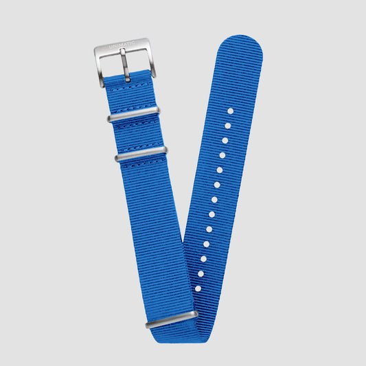 Bold Nato Steel Strap set - 22MM Blue