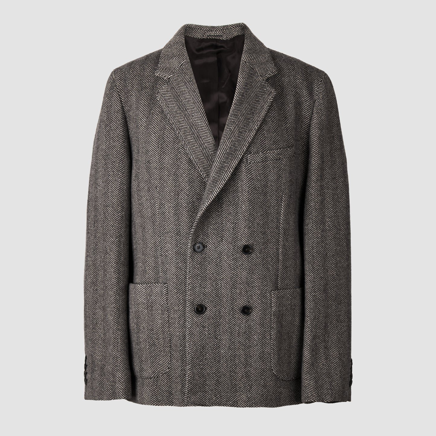 LEON JACKET Cashmere  Dark Brown/Beige