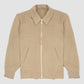 MATTY BOMBER Italian Wool Cashmere Beige