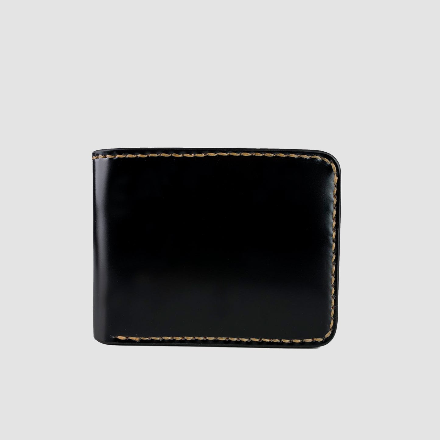 Slimline Small Shell Cordovan Wallet Black