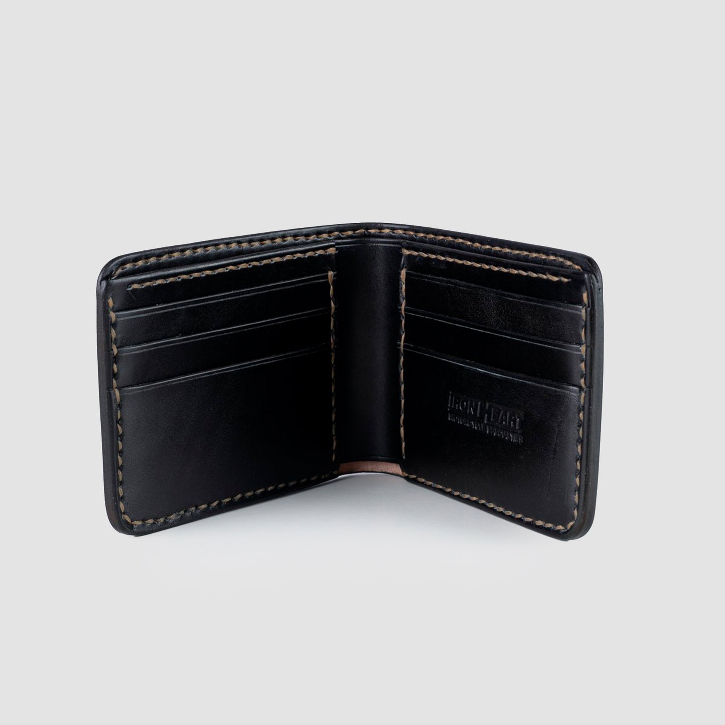 Slimline Small Shell Cordovan Wallet Black