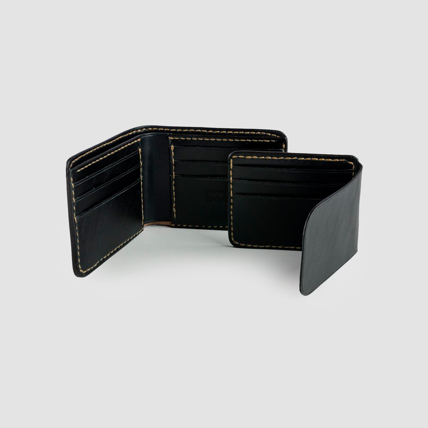 Slimline Small Shell Cordovan Wallet Black