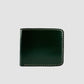 Slimline Small Shell Cordovan Wallet Green