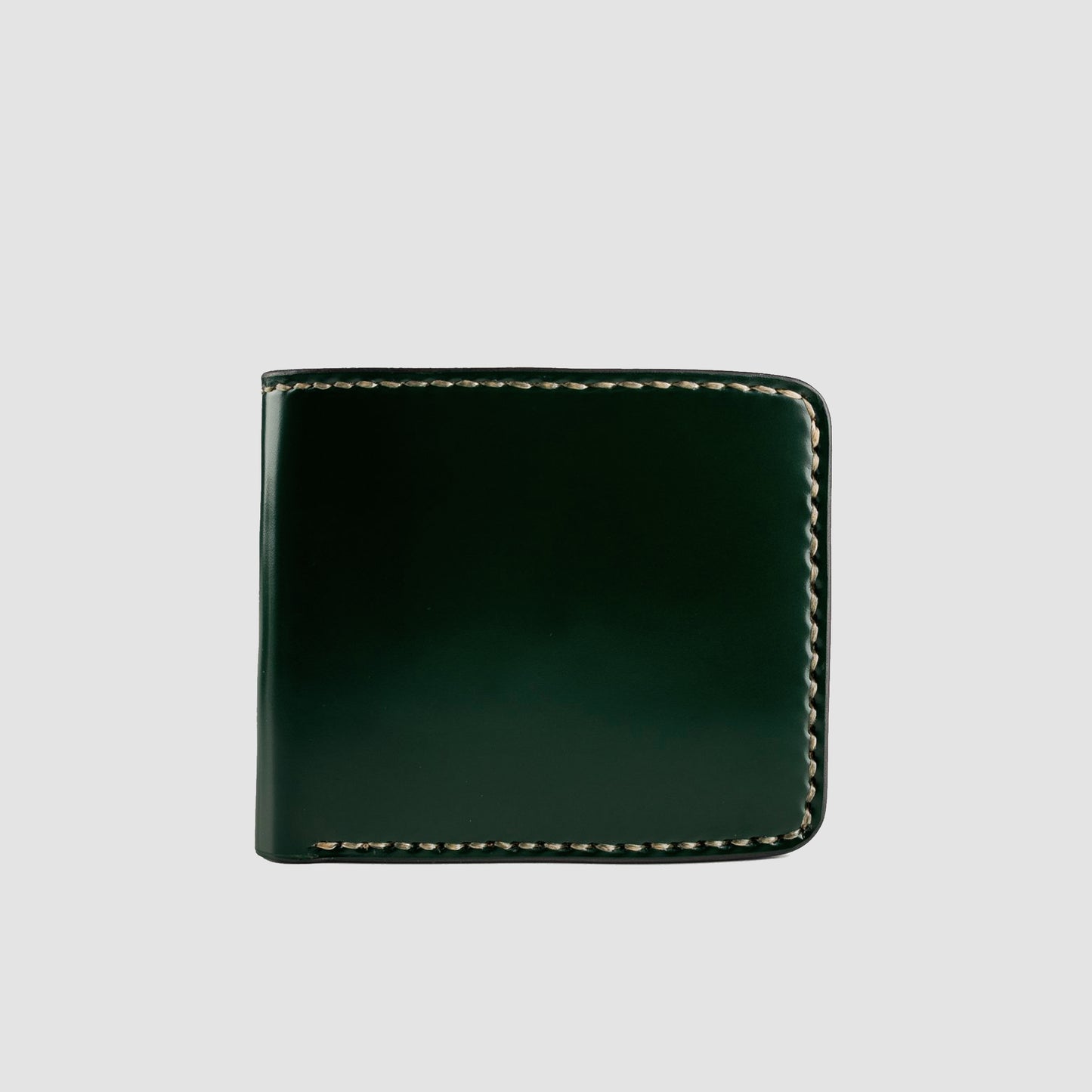 Slimline Small Shell Cordovan Wallet Green