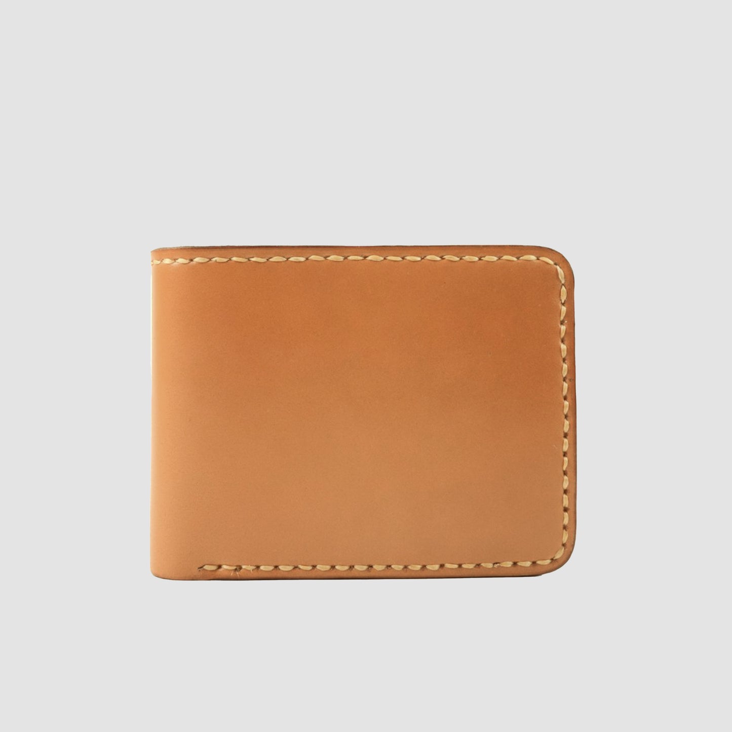 Slimline Small Shell Cordovan Wallet Natural