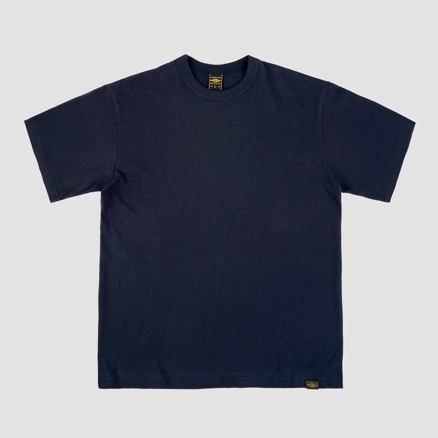 6.5oz Loopwheel Crew Neck T-Shirt Navy