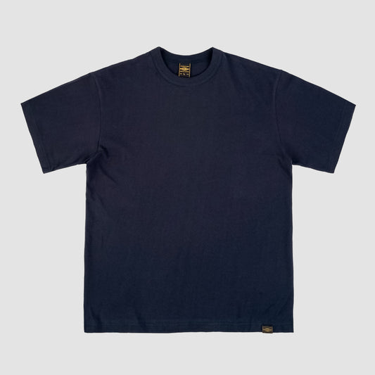 6.5oz Loopwheel Crew Neck T-Shirt Navy