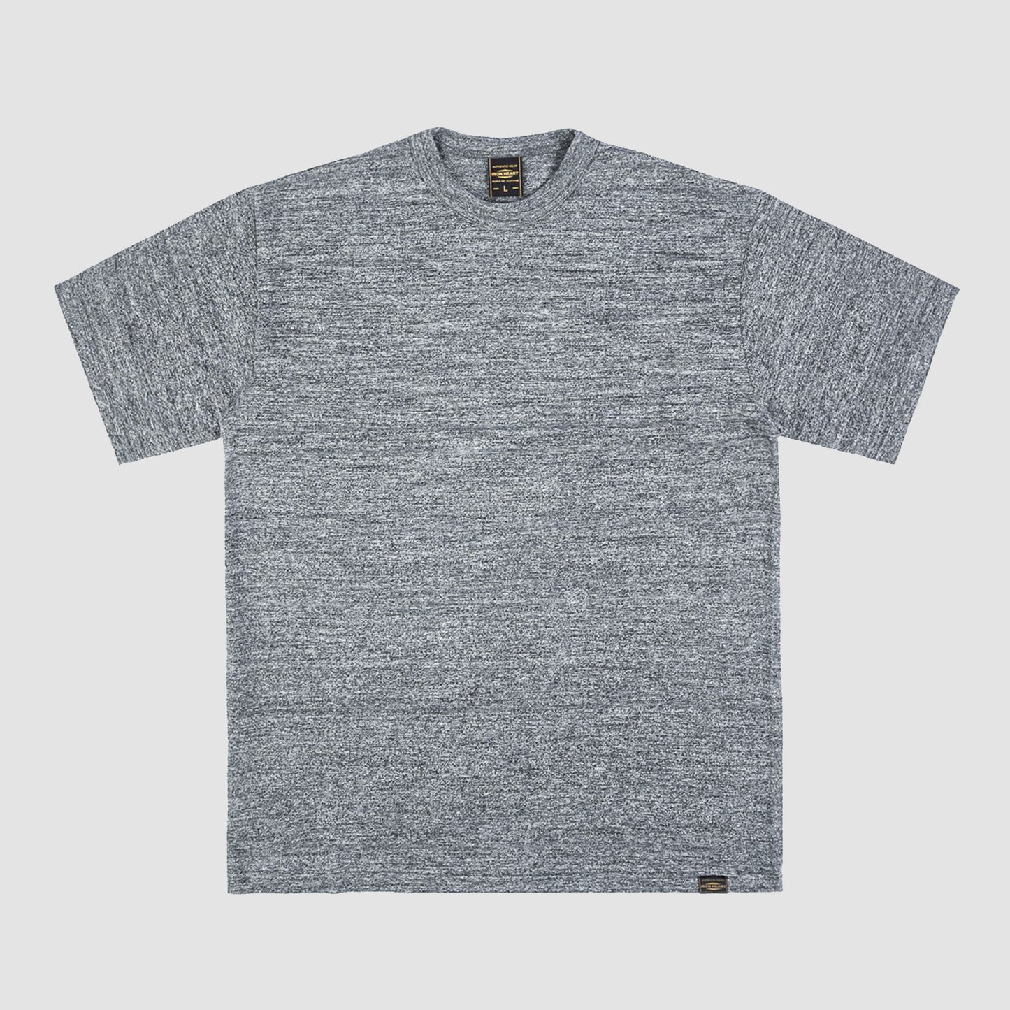 6.5oz Loopwheel Crew Neck T-Shirt Marl Grey