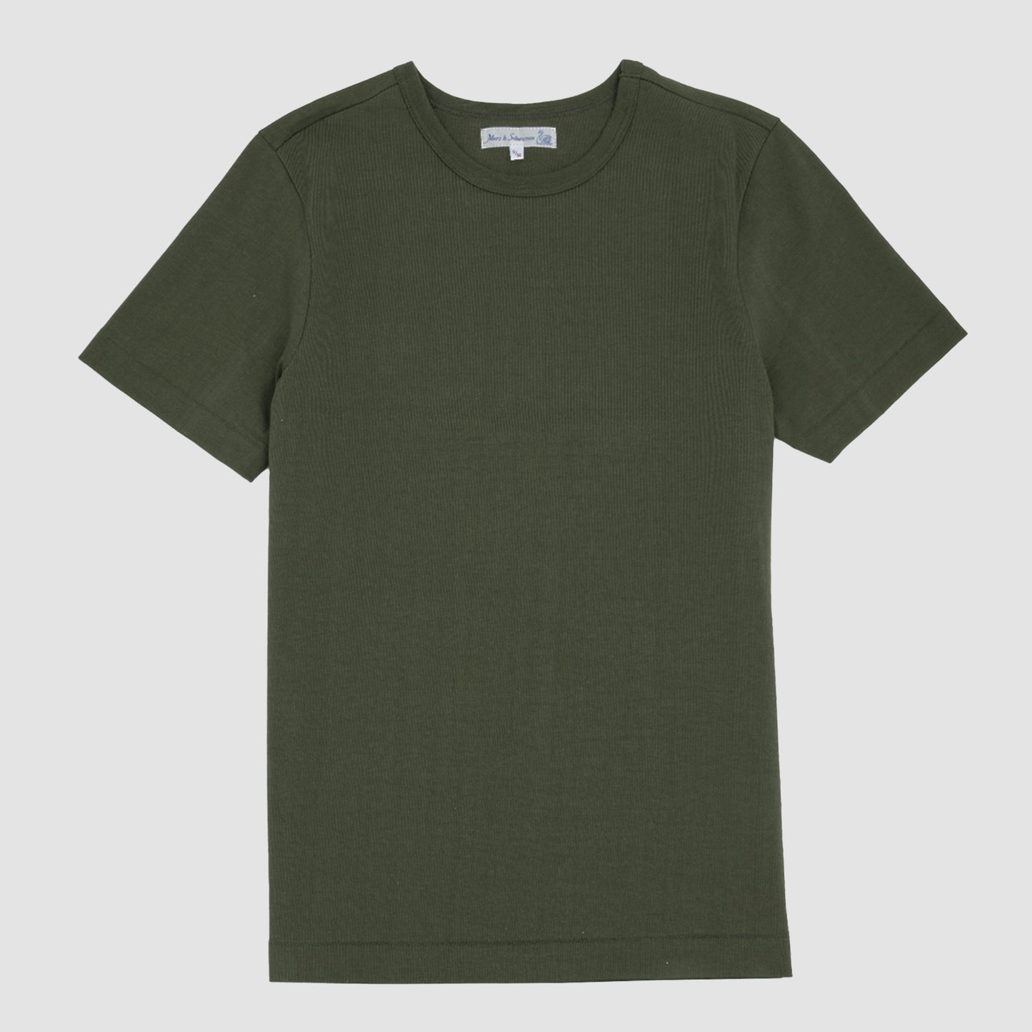 215 Short Sleeve Crew Neck T-Shirt, Classic Fit 8.6oz Army