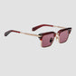 ALIN, BURGUNDY, Mahogany CR39, Light Gold Beta Titanium Frames