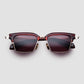 ALIN, BURGUNDY, Mahogany CR39, Light Gold Beta Titanium Frames