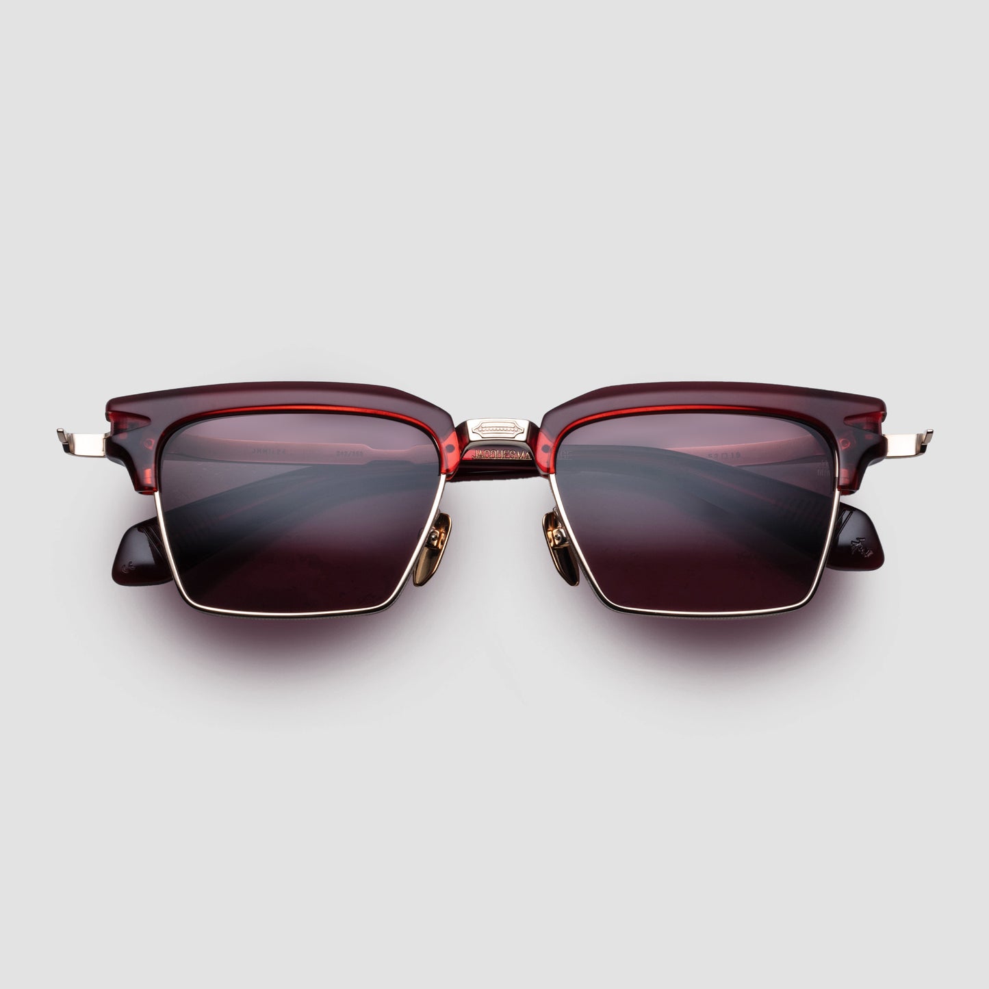 ALIN, BURGUNDY, Mahogany CR39, Light Gold Beta Titanium Frames