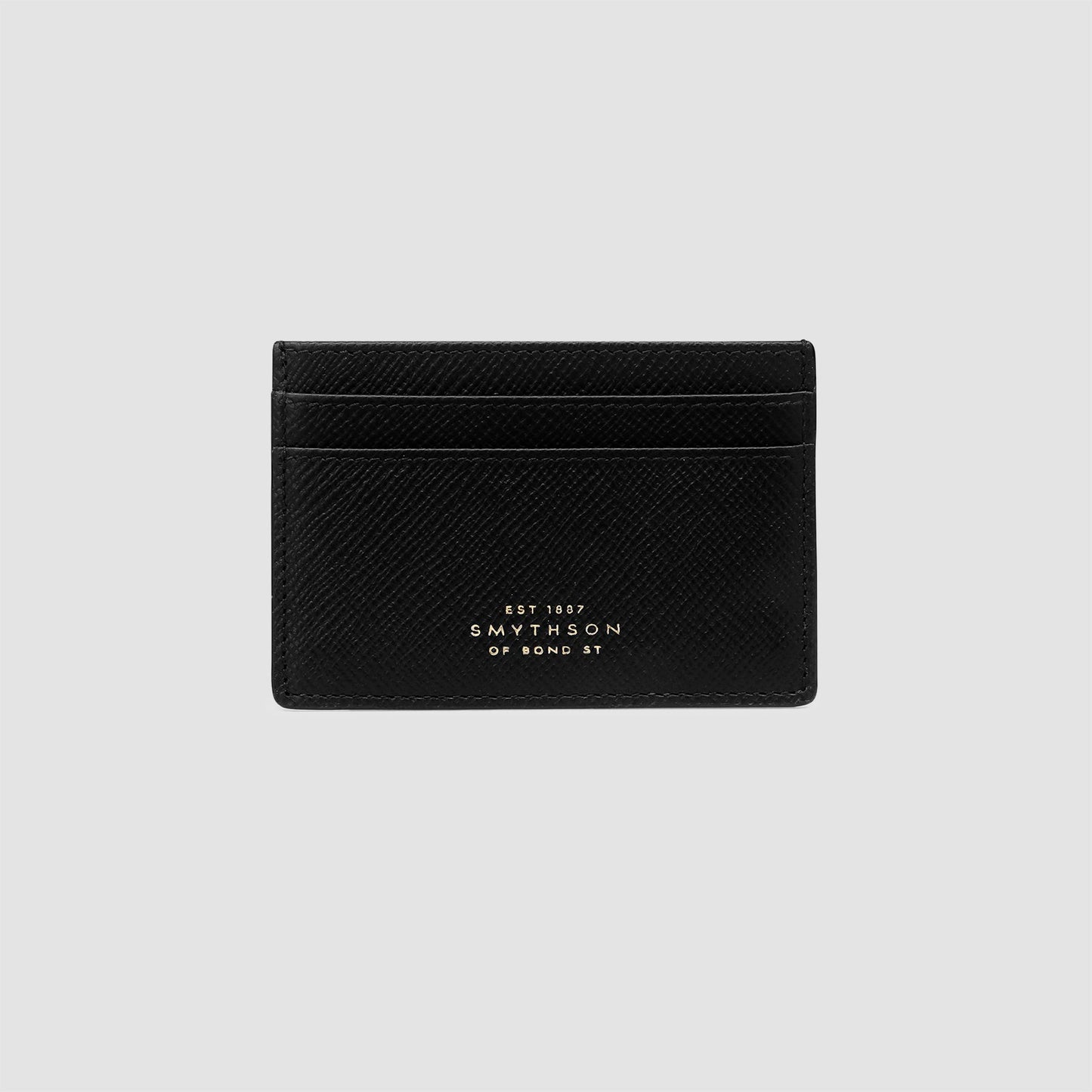 Flat Card Holder in Panama Black