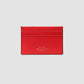 Flat Card Holder in Panama Scarlet Red