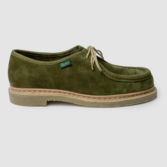 MICKA Light Green Suede