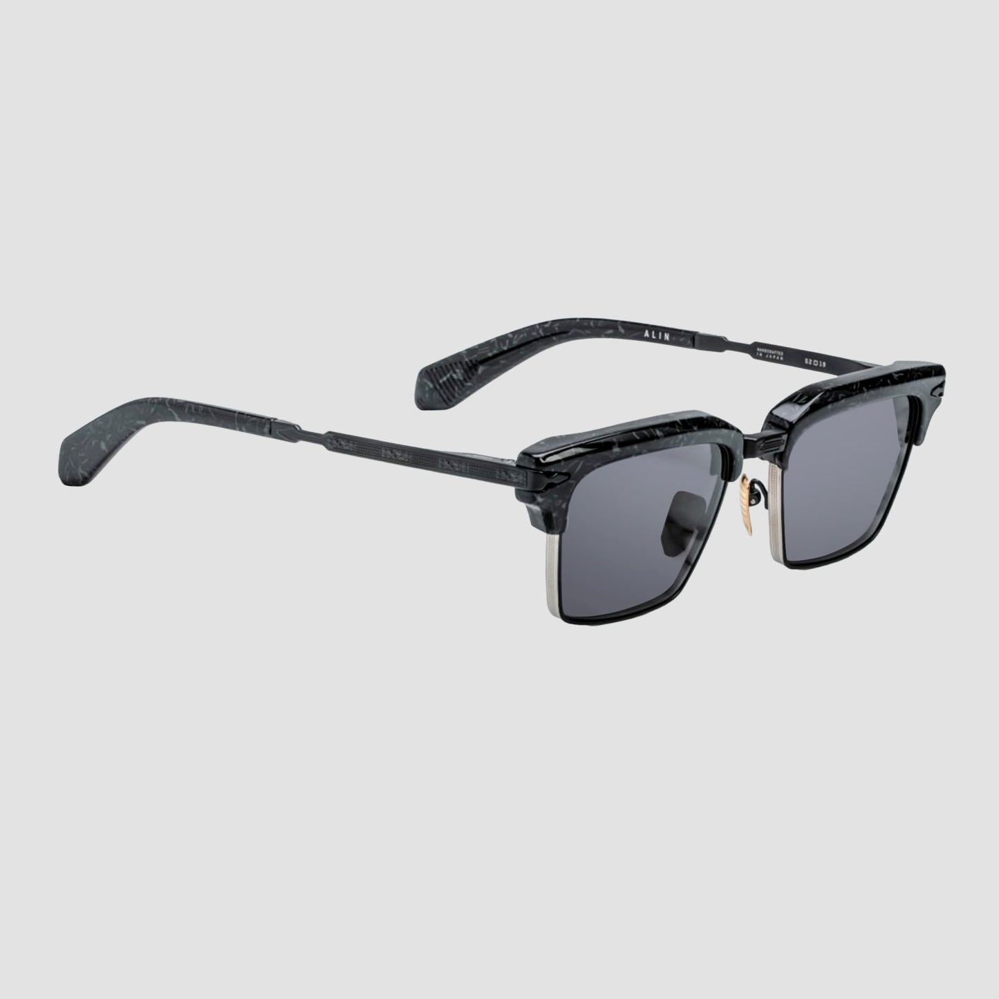 ALIN, SLATE Lenses, Matte Black Beta Titanium Frames