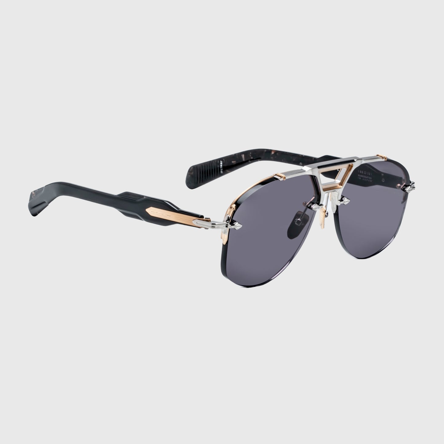 ALTA, SILVER, Charcoal Lenses, Silver/Dark Gold Beta Titanium Frame