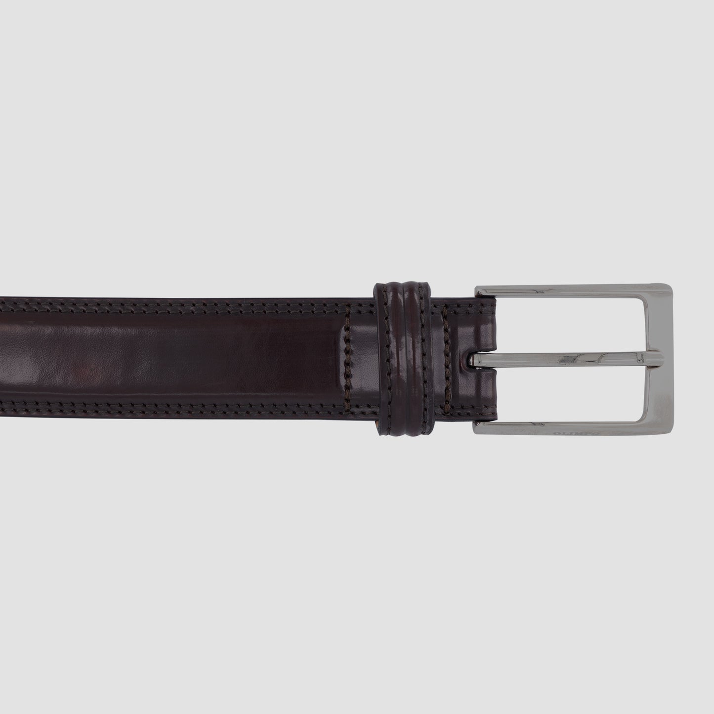 Belt cordovan leather- burgundy