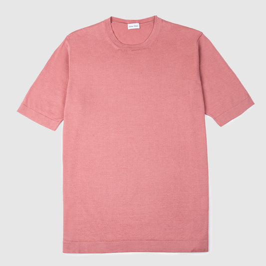 Knit T-Shirt Fine Guage - Pink