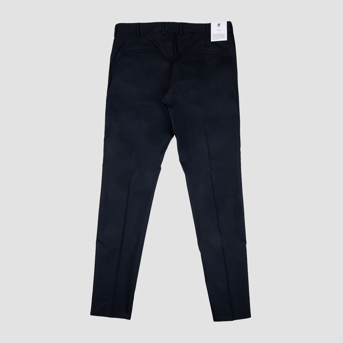 Stretch Tech Cotton Elastane Trouser - Navy